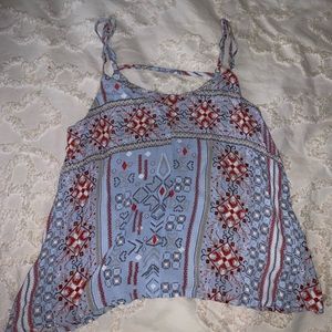 Tribal Print Flowy Tank Top